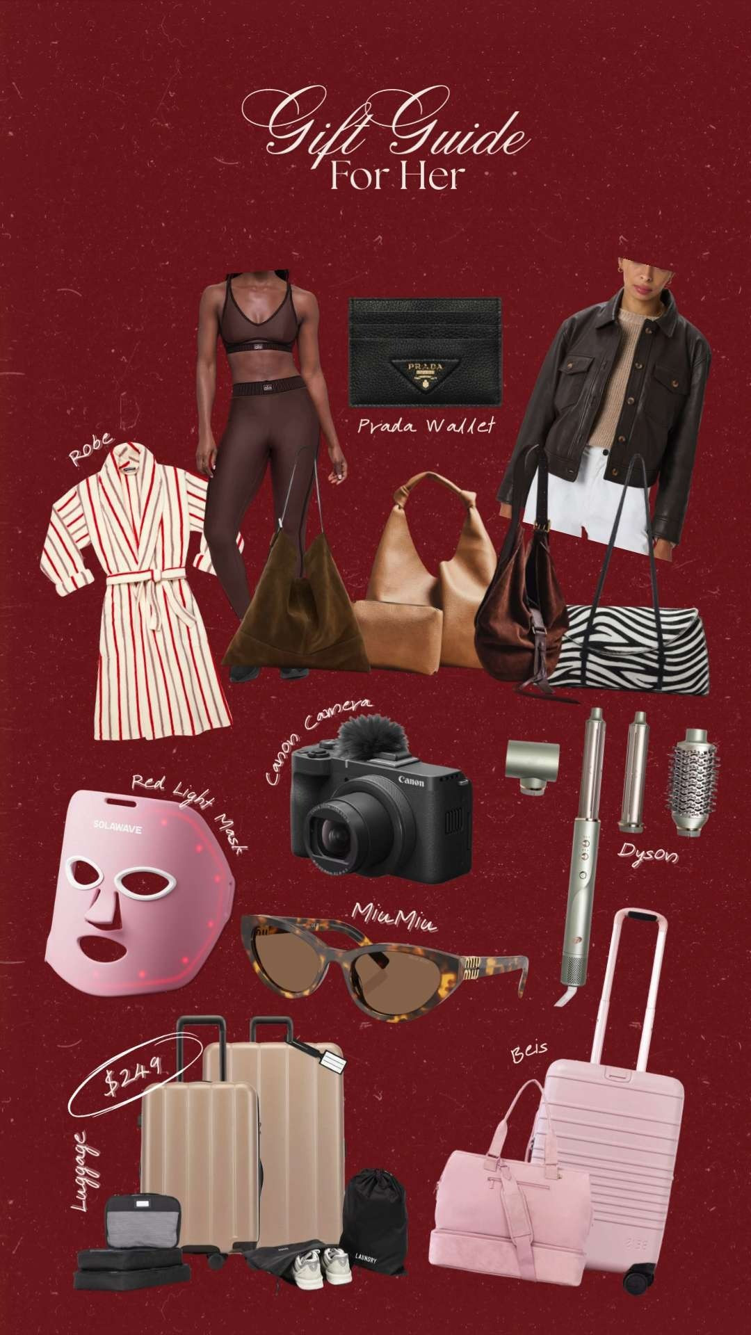 A gift guide for her 🎁
Timeless pieces she’ll actually use - From beauty + wellness favorites to travel pieces and everyday luxuries.
Perfect for girlfriends, wives, sisters, or best friends — easy to shop, easy to love.
Gifts for her | holiday gift guide | gift ideas for women 

 

#LTKGiftGuide #LTKHoliday #LTKSaleAlert