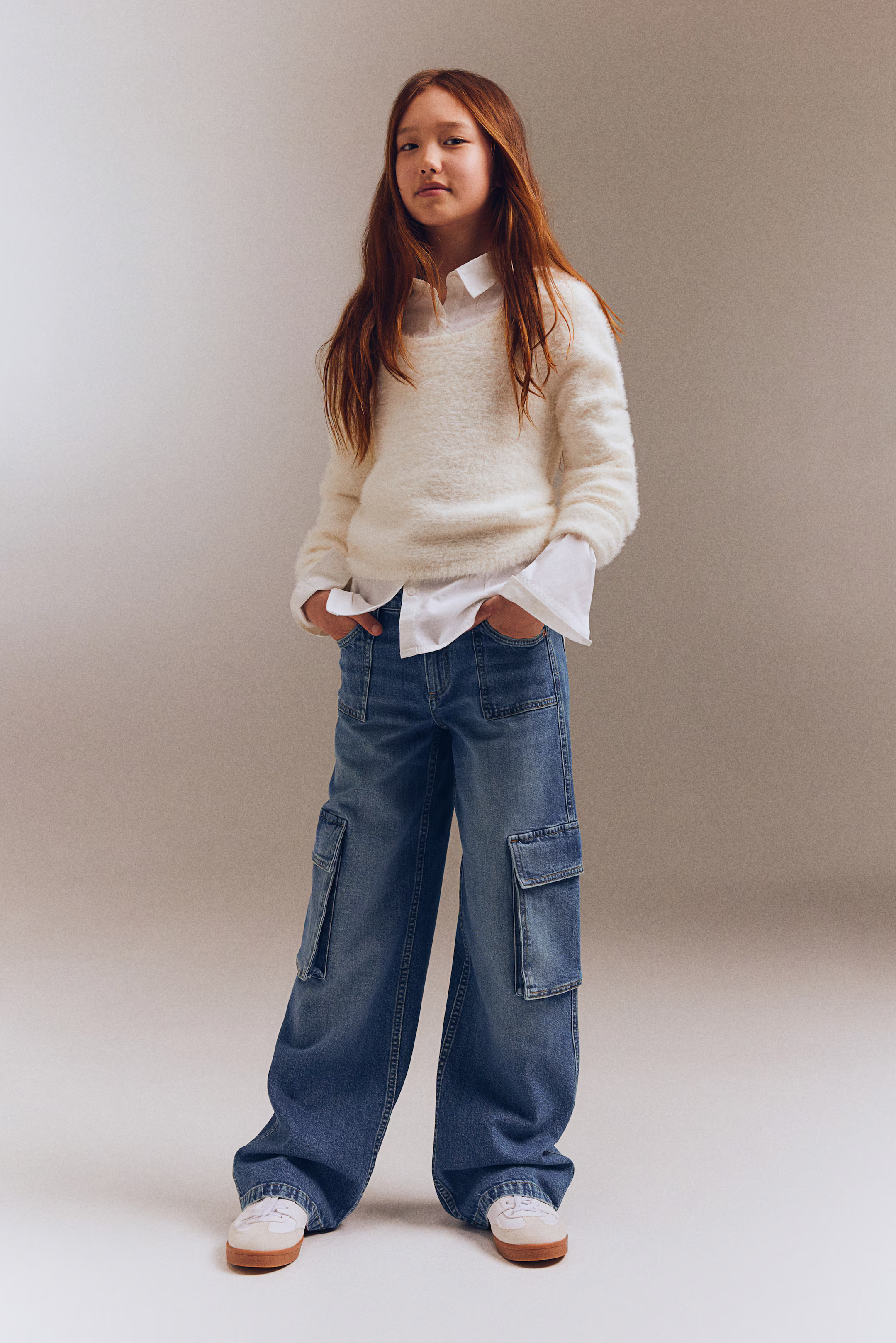 Denim Cargo Pants | H&M (US + CA)