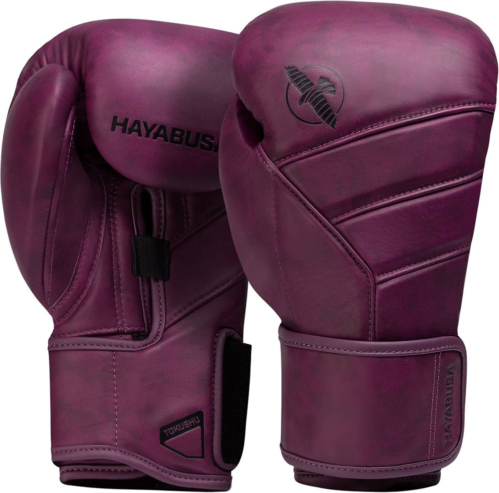 Hayabusa T3 LX Leather Boxing Gloves Men and Women for Training Sparring Heavy Bag and Mitt Work | Amazon (US)
