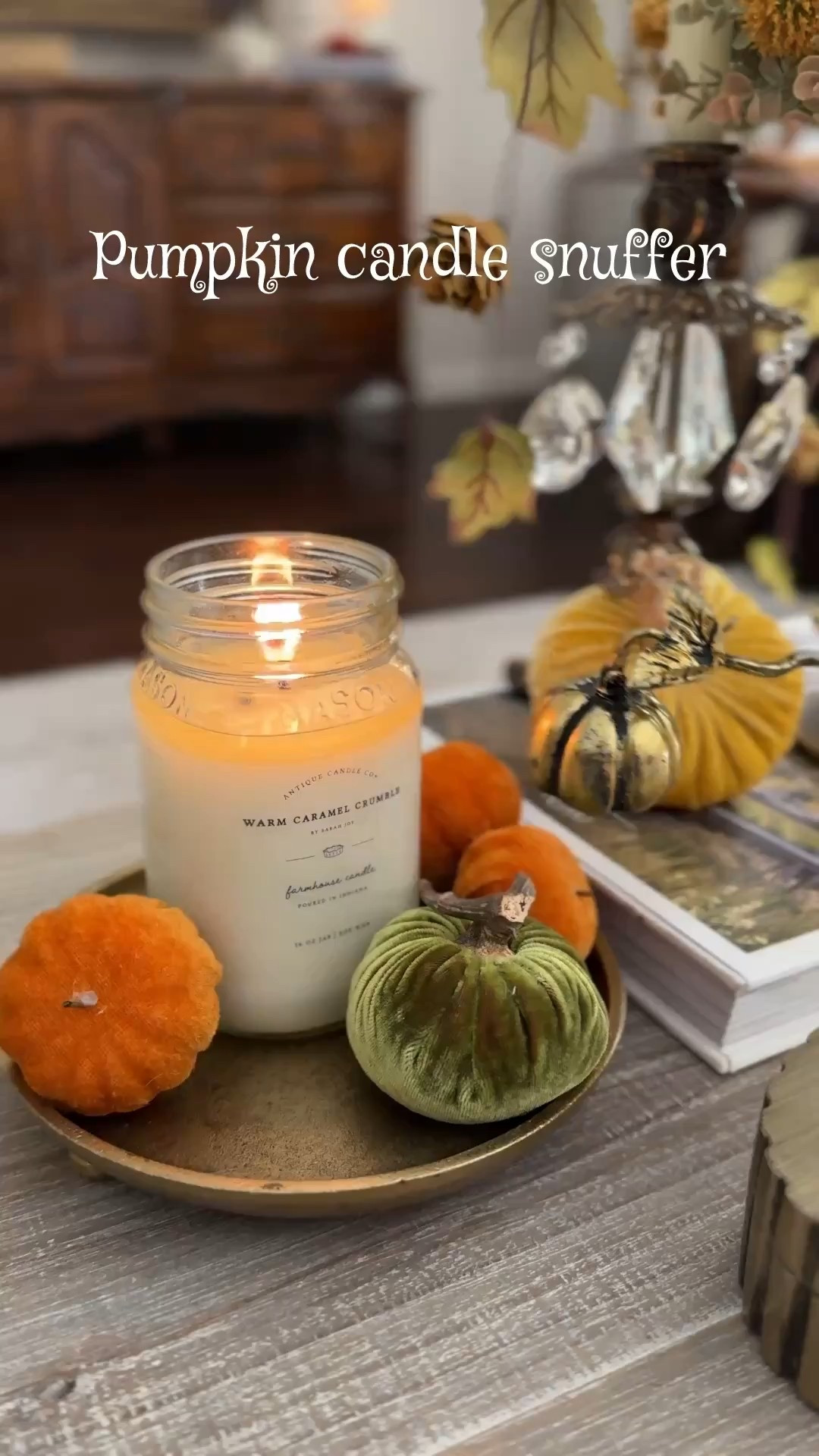 Pumpkin candle snuffer 🎃
Under $20

Pumpkin decor, fall decor, candle, 

#LTKFindsUnder50 #LTKSeasonal #LTKHome