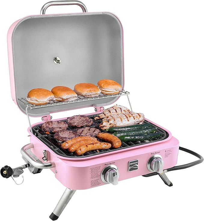 Kenmore 2-Burner Portable Tabletop Retro Gas Grill | Amazon (US)