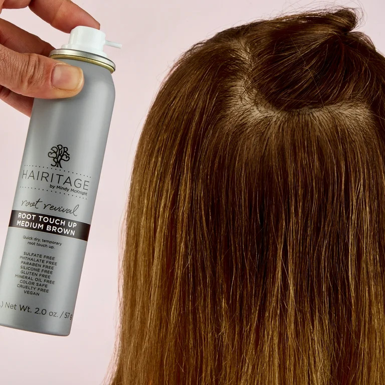 Hairitage Root Revival Root Touch Up Spray | Medium Brown Color | Root Cover Up & Concealer, 2 fl... | Walmart (US)
