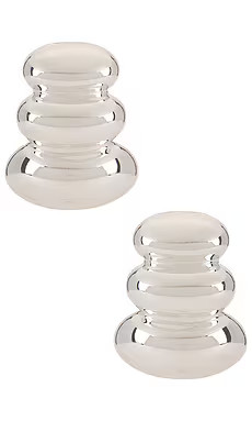 Jenny Bird Nonstop Earrings in Silver from Revolve.com | Revolve Clothing (Global)