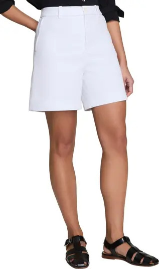 SPANXsupersmooth™ High Waist Stretch Twill Shorts | Nordstrom