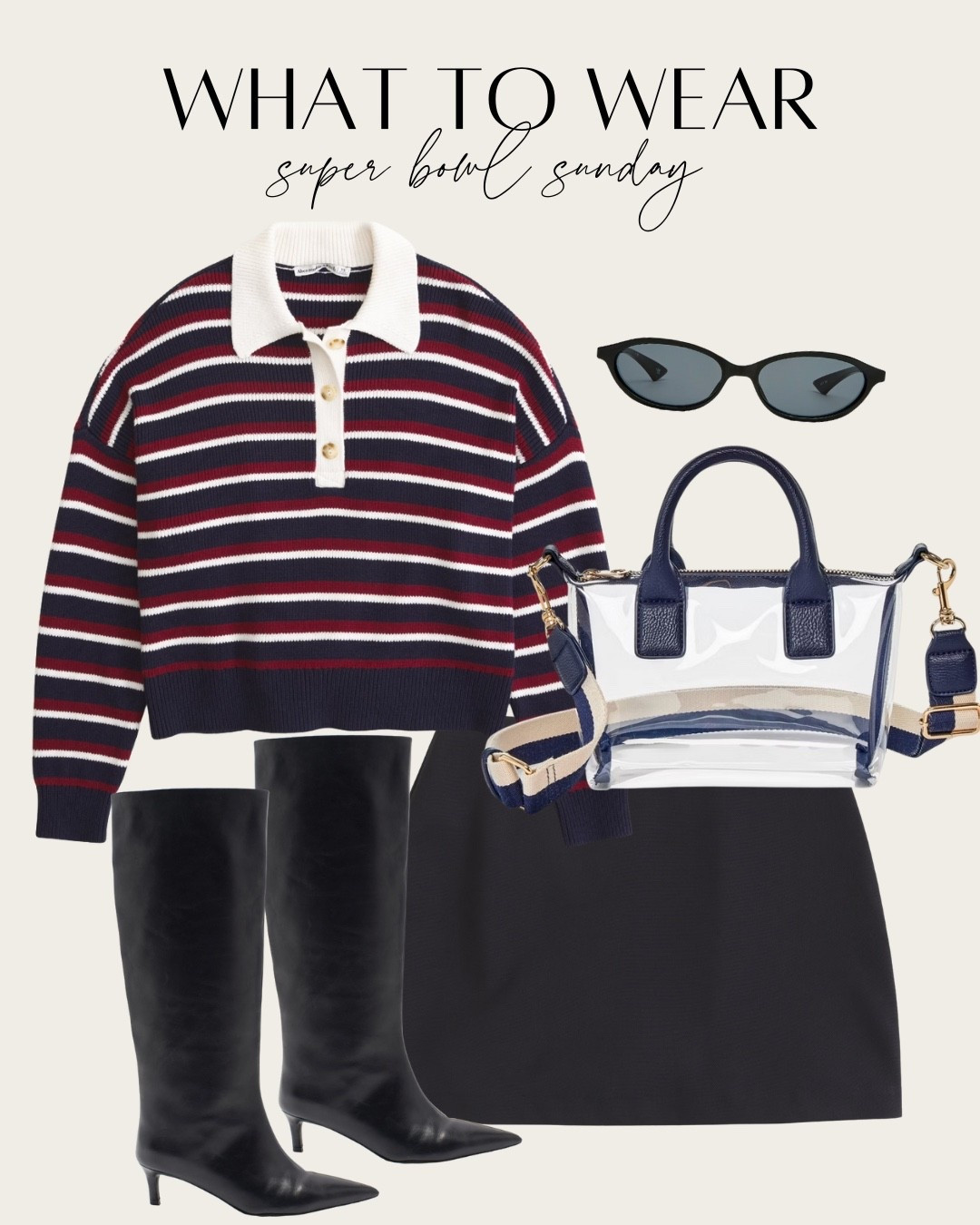 Game day outfit! What to wear for Super Bowl Sunday 