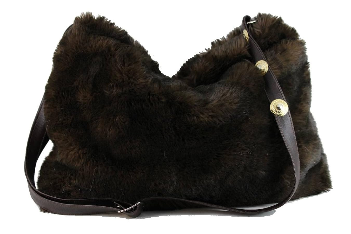 LONI Womens Faux Fur Hobo Crossbody Shoulder Bag Handbag | Amazon (US)