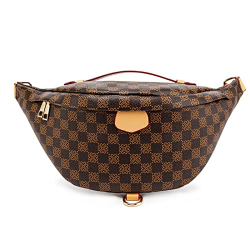 Belt Bag for Women Fashion Crossbody Fanny Packs Causal Waist Hip Bum Bag Leather Chest Daypack P... | Amazon (US)