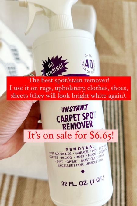 This spot cleaner is so good! I don’t just use it on carpet/rugs but I also use it on my clothes and sheets. 

The Spoiled Home 

#LTKhome #LTKsalealert #LTKfamily