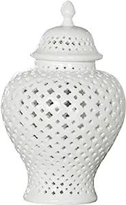 Milageto Ceramic Vase Organizer Storage Table Centerpieces Handicraft Flower Holder Collection Te... | Amazon (US)