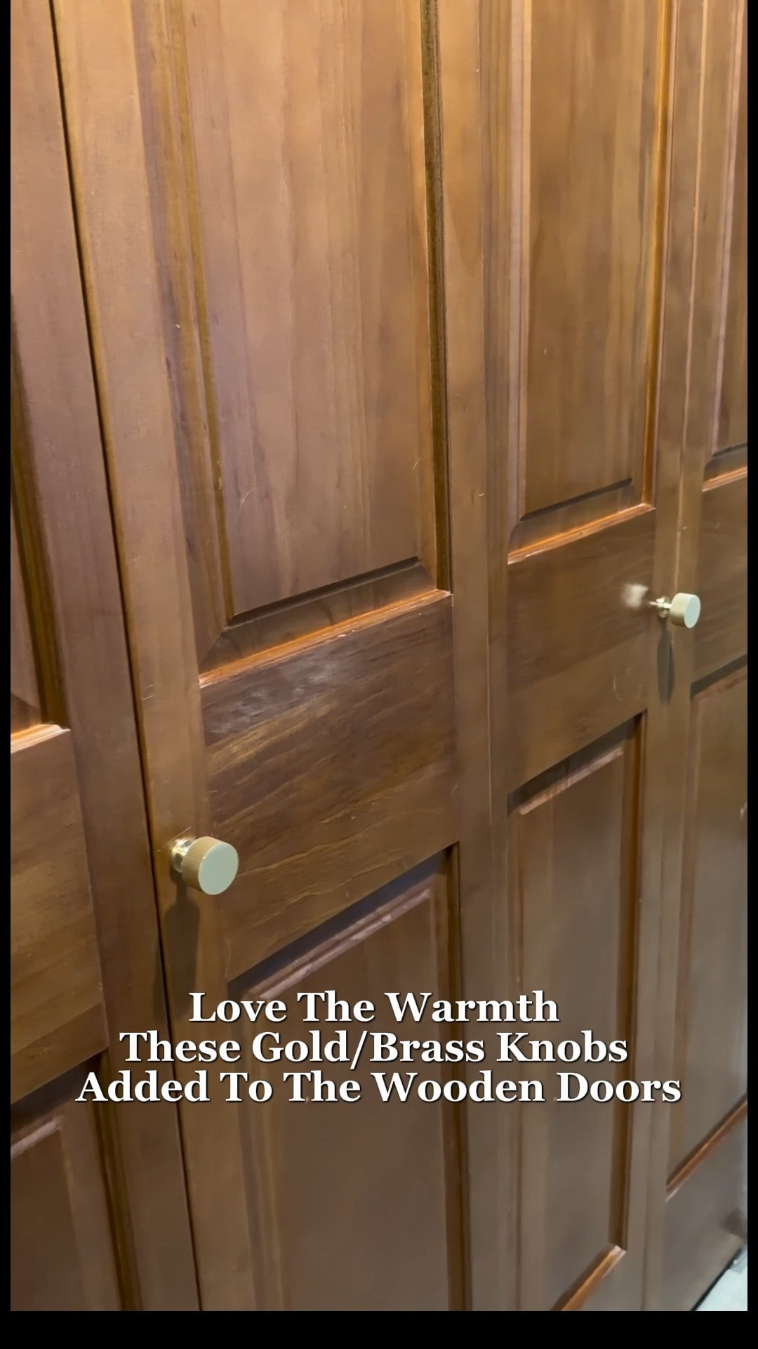 Even the smallest changes can make a space in your home  feel updated.  These gold brass knobs were an affordable and quick switch to our entryway closet.  I love the warmth they added against the wooden doors.  Shop these exact knobs and more 💝 


#LTKdayinmylife #LTKOver40 #LTKHome