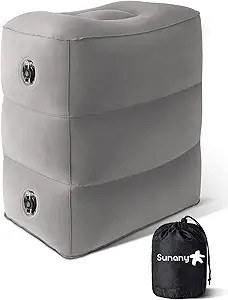 Sunany Inflatable Foot Rest Pillow for Travel, Kids/Adults Airplane Travel Pillow-Adjustable Heig... | Amazon (US)