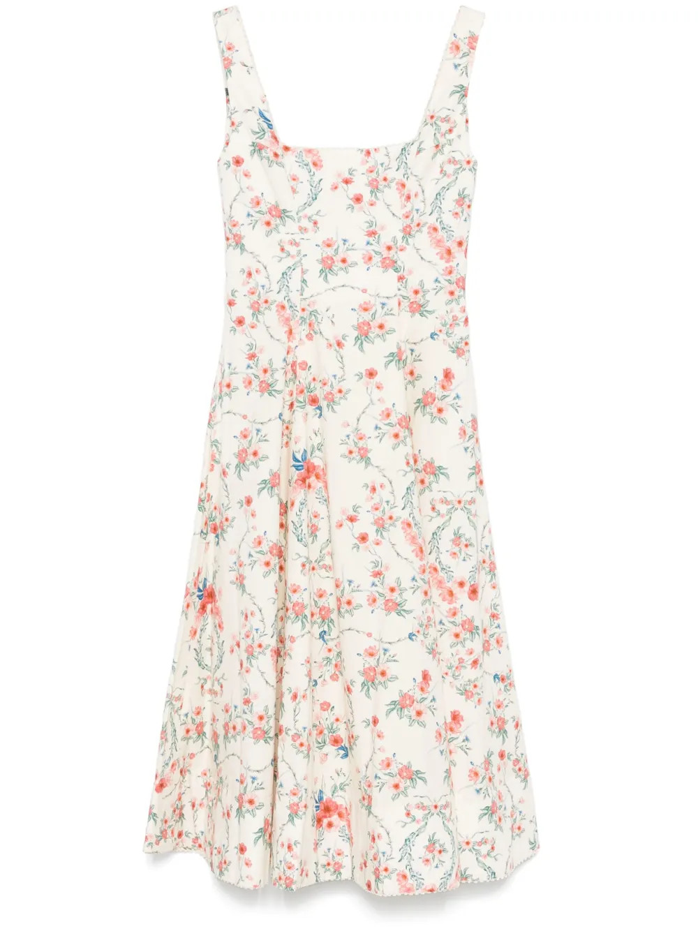 Agua By Agua Bendita Pistilo Mosqueta midi dress - Neutrals | Farfetch Global