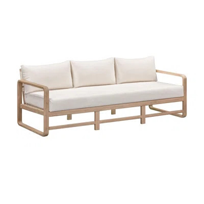 Glenam Cream Outdoor Sofa | Wayfair North America