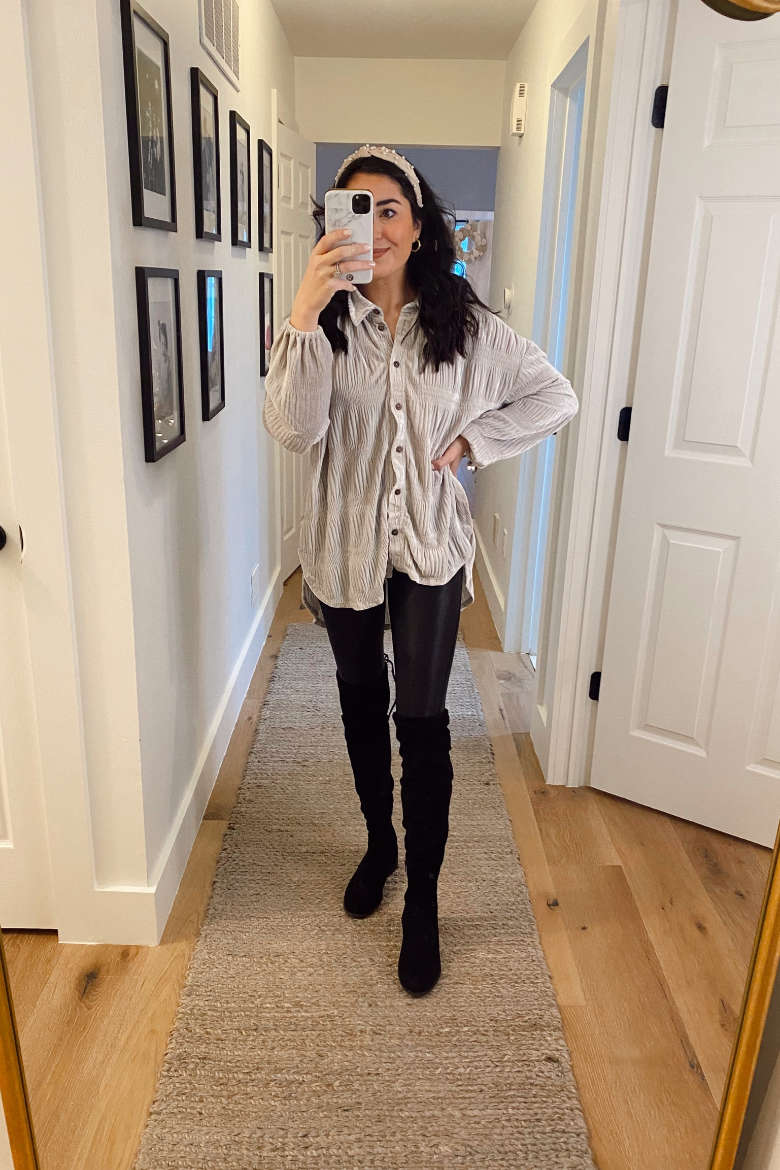 Loving this velvet top! It’s so cute to dress up her dress down and is currently 25% off! #ootd #mom #outfit #sale #freepeople

#LTKstyletip #LTKsalealert