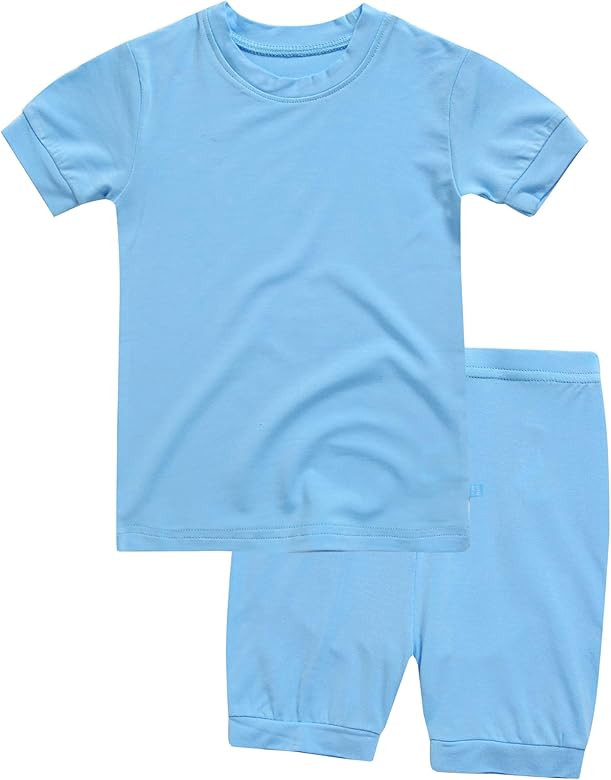 VAENAIT BABY Viscose 12M~12Y Toddler Kids Girls Boys Short Soft Shirring Cool Pjs Sleepwear Pajam... | Amazon (US)