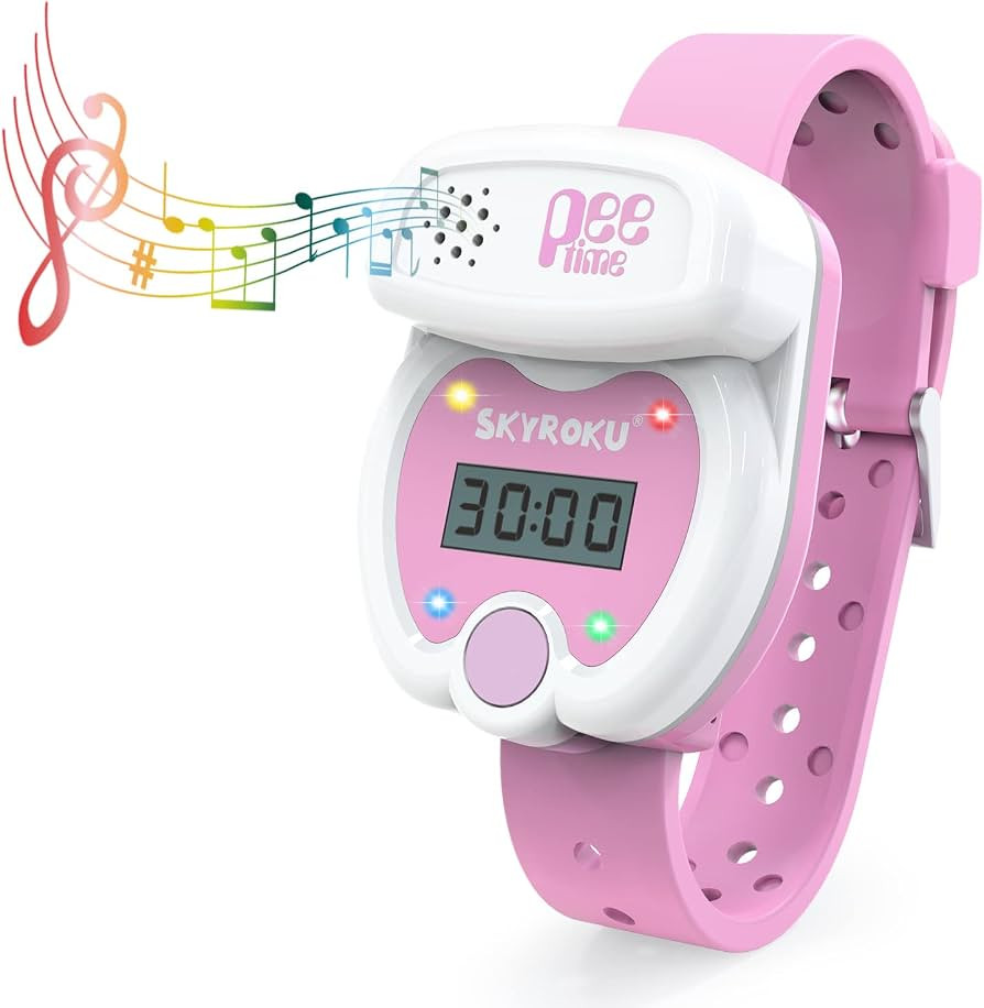 SKYROKU Silicone Kids Potty Training Timer Watch with Flashing Lights and Music Tones, Toddler To... | Amazon (US)