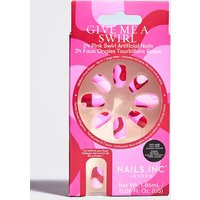 Nails Inc Give Me A Swirl Press On Nails | PrettyLittleThing US