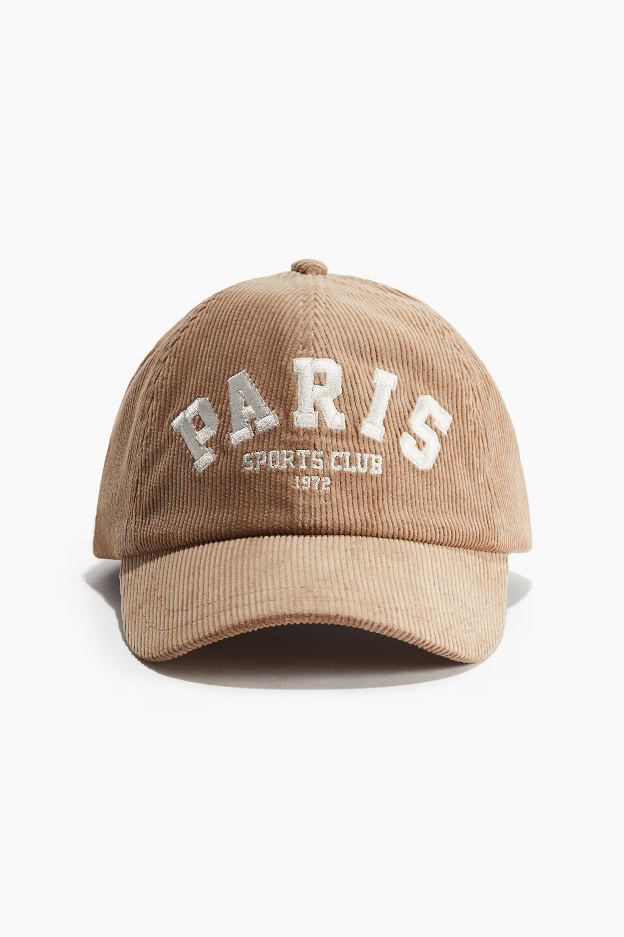 Corduroy cap - Beige/Paris - Ladies | H&M GB | H&M (UK, MY, IN, SG, PH, TW, HK)