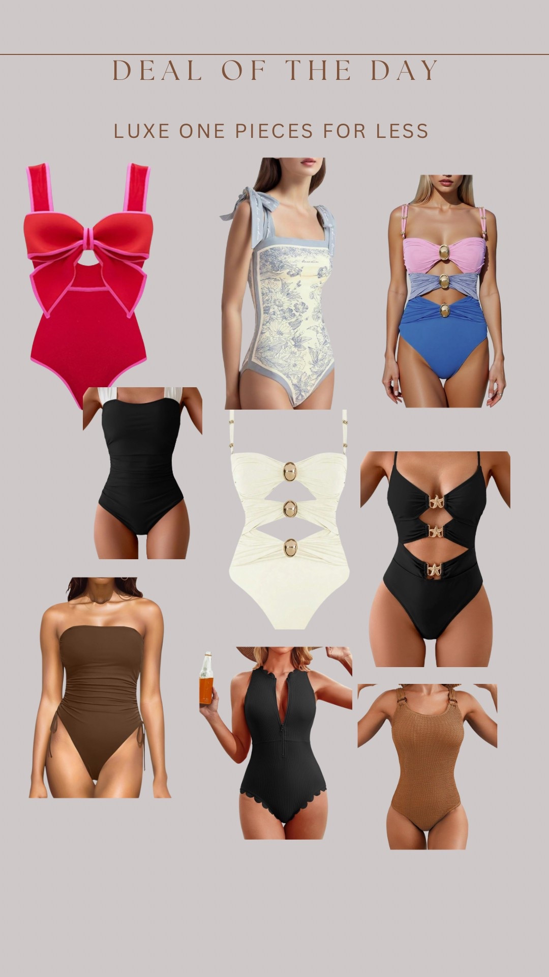 I want every one of these!!! Made a roundup of my favorite luxe style swimsuits on amazon!!!! 😍😍😍☀️☀️

#LTKSwim #LTKSummerEdit #LTKBeauty