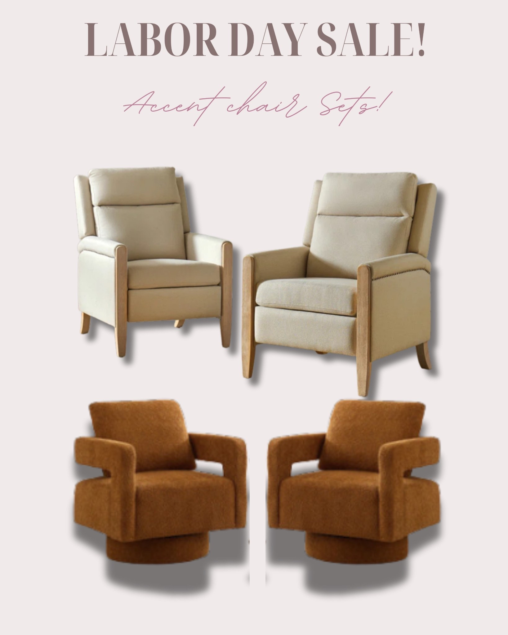 Labor Day Sale ! 

Accent chair sets ! Perfect for living rooms, bonus rooms, office, flex space and or reading nook 

Sale sale sale sale! 
Wayfair edition

#LTKStyleTip #LTKSaleAlert #LTKHome