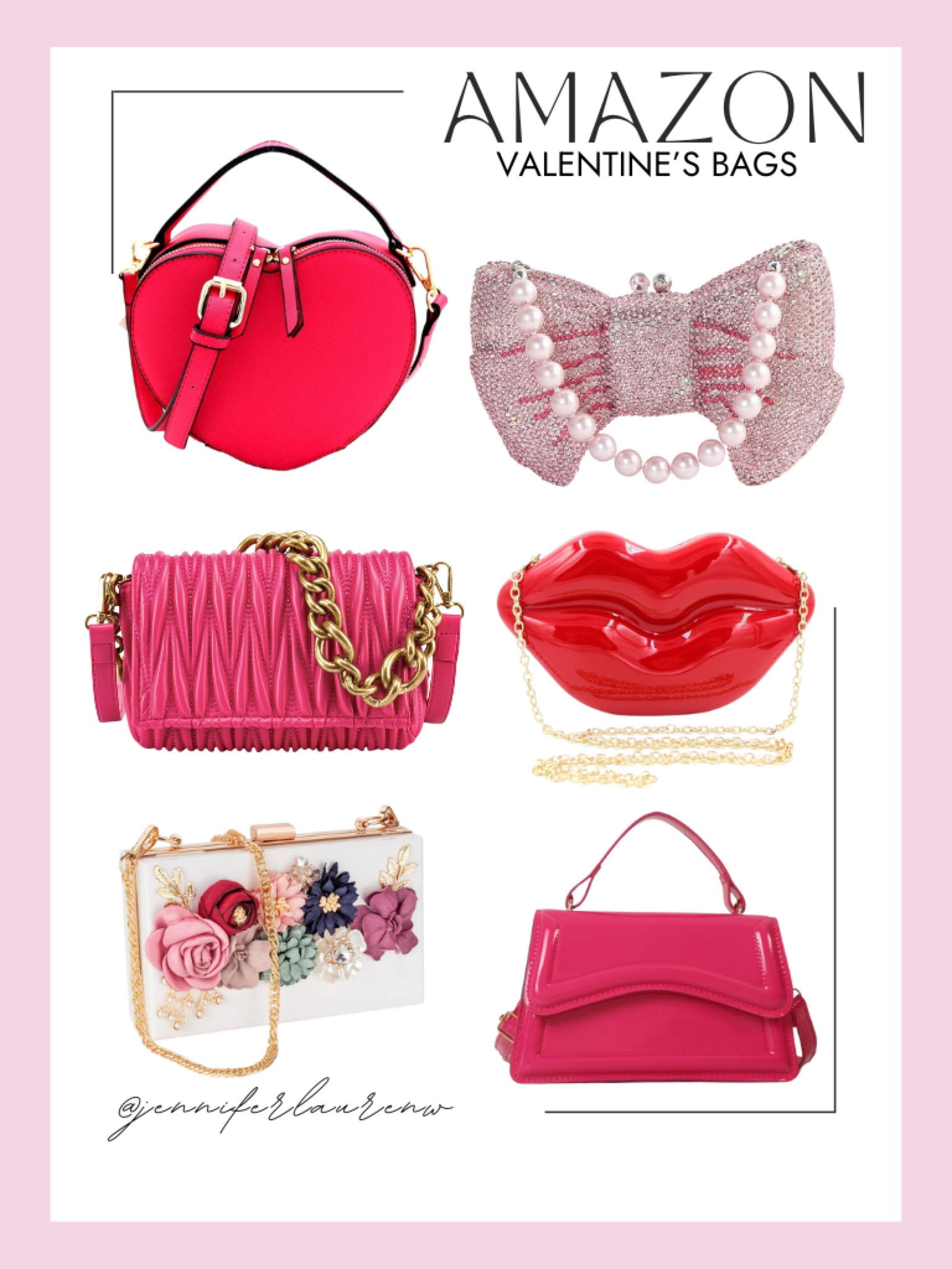 Spread love with these adorable Valentine's Day bags from Amazon!  Perfect for your V-Day outfit and as a sweet gift. #ValentinesBags #AmazonFinds #LoveInEveryBag
#ValentinesDayFashion #CuteAccessories #AmazonStyle #GiftIdeas #HeartPrint #AdorableBags #ValentinesOutfit #LoveInStyle #FashionFinds #AmazonGifts



#LTKGiftGuide #LTKitbag #LTKSeasonal