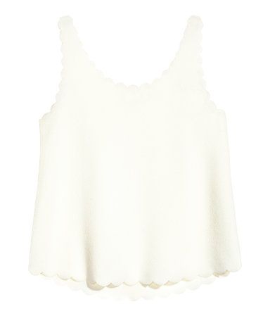 H&M Top mit Wellenkanten 9,99 | H&M (US)