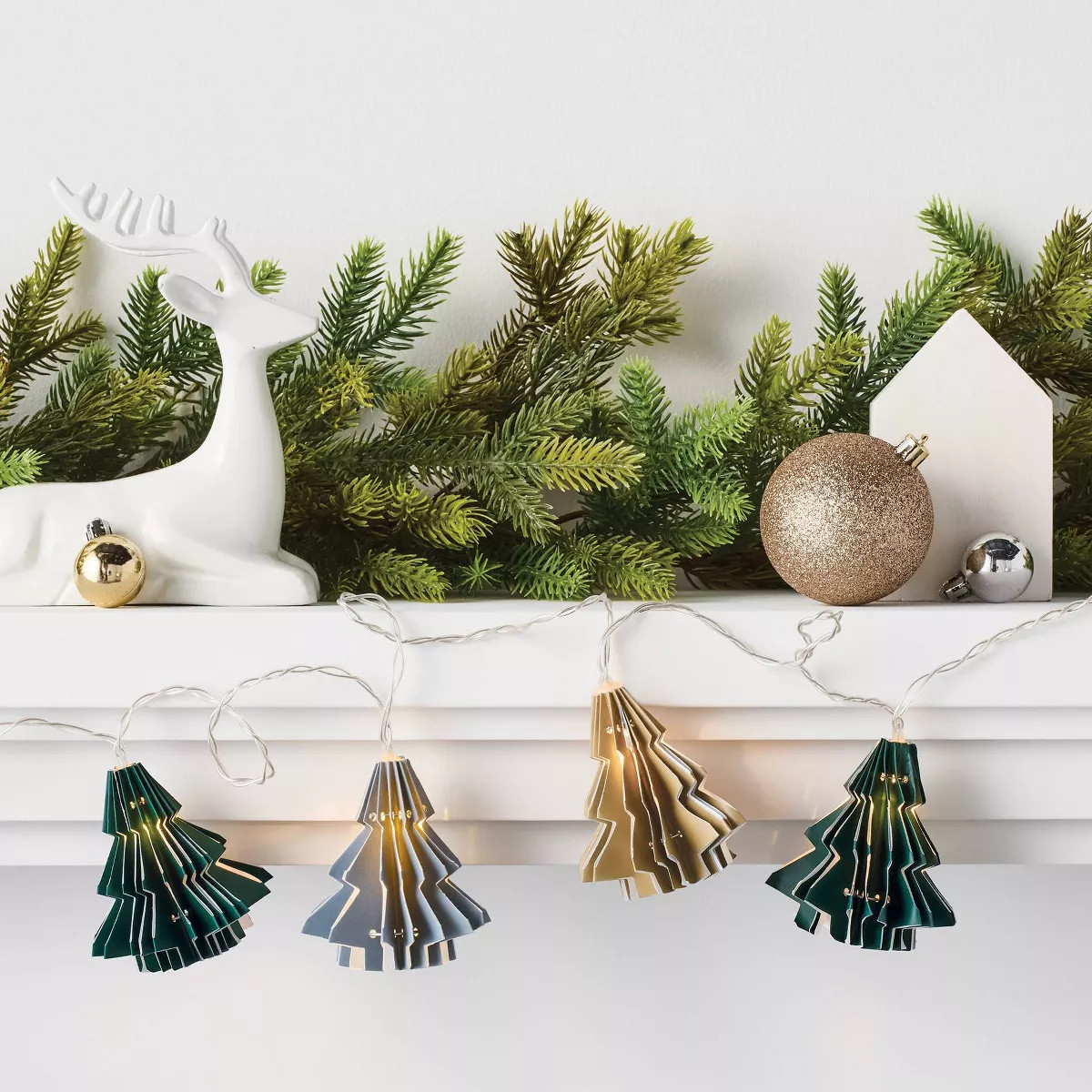 8' Christmas Tree 10 LED Battery Operated String Light - Wondershop™ | Target