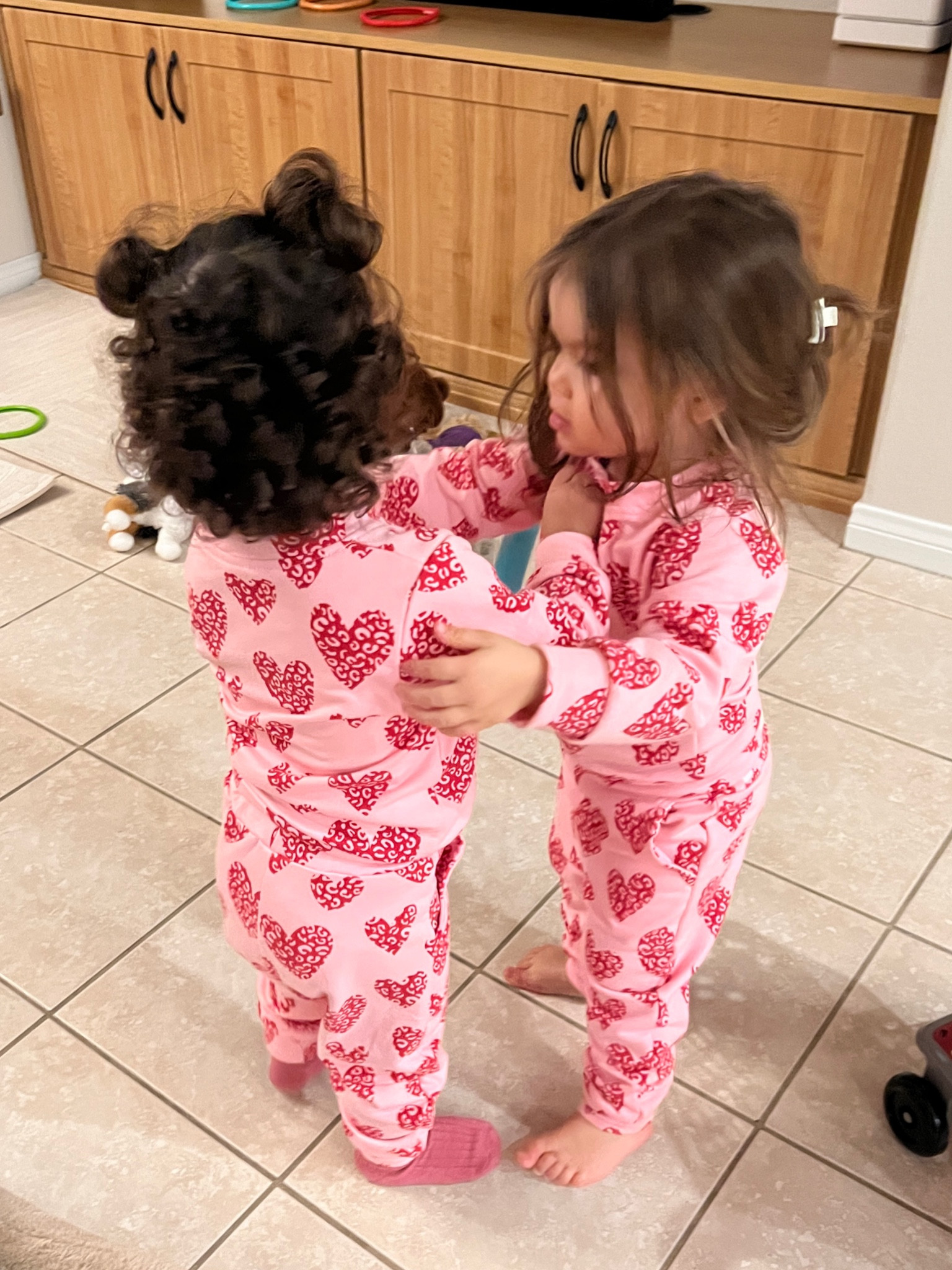 Valentines toddler matching set 