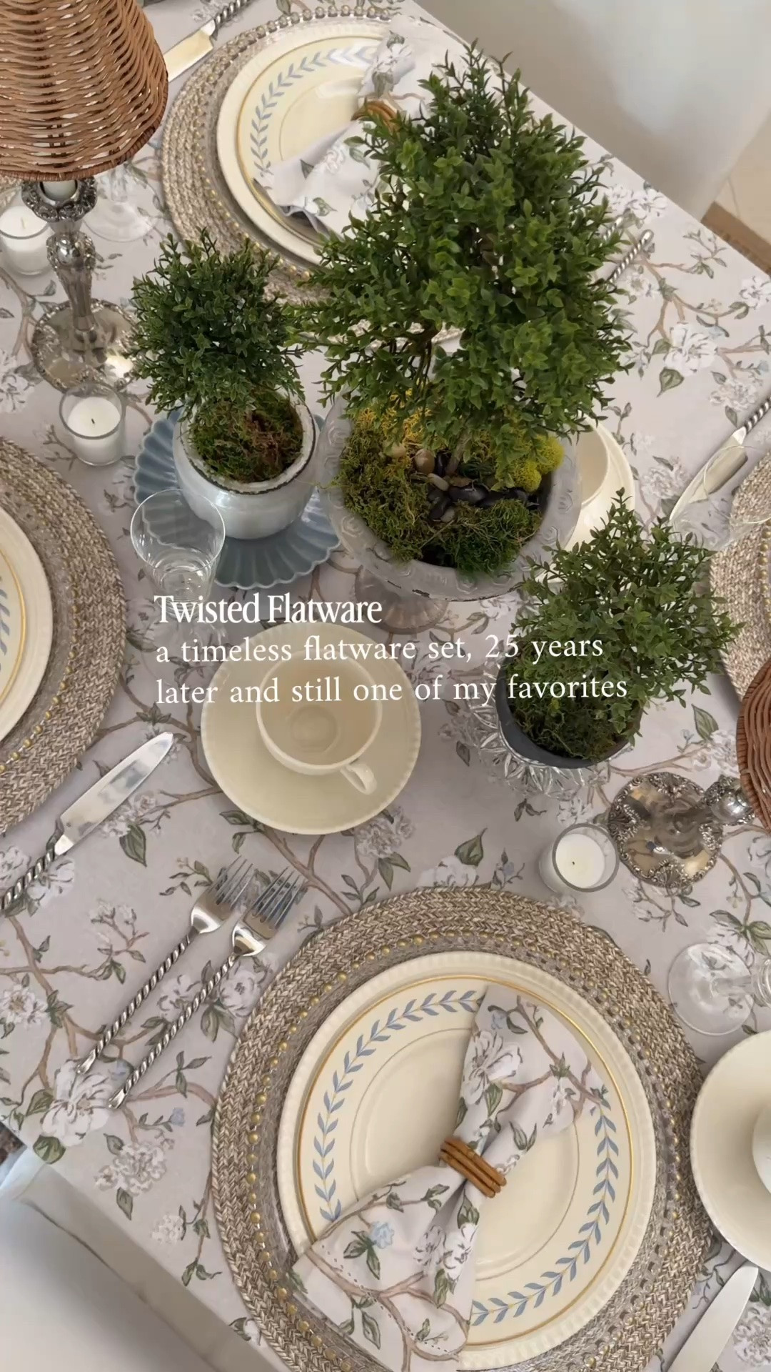 I've been using this timeless twisted flatware for over 25 years, and it's still one of my favorite table-setting details. It adds just the right amount of character while remaining effortlessly classic. Proof that beautiful, well-chosen pieces never go out of style.

stainless steel flatware, timeless table setting, classic home decor, entertaining essentials, tablescape, tableware, tabletop essentials, classic interior, LavenderRoseHome

#LTKHome