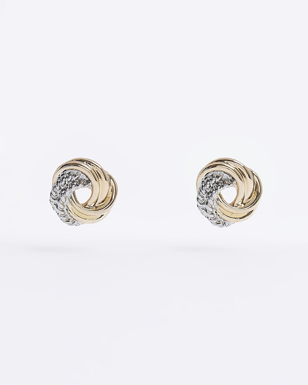 Gold Twist Stud Earrings | River Island (UK & IE)