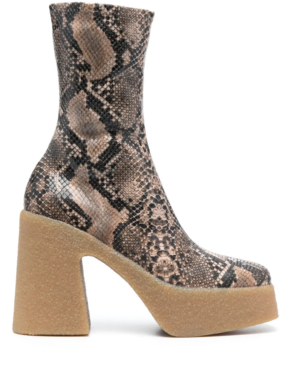 Stella McCartney 105mm snakeskin-effect Ankle Boots  - Farfetch | Farfetch Global