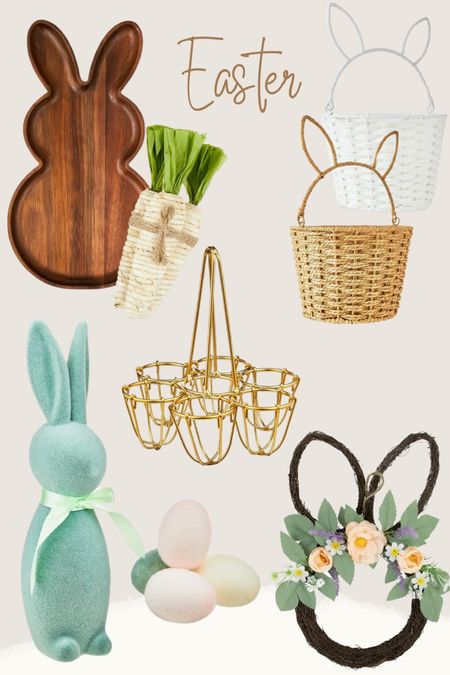 Easter decorations from Walmart 
Flocked Easter bunny 

#LTKfindsunder50 #LTKfindsunder100 #LTKSeasonal
