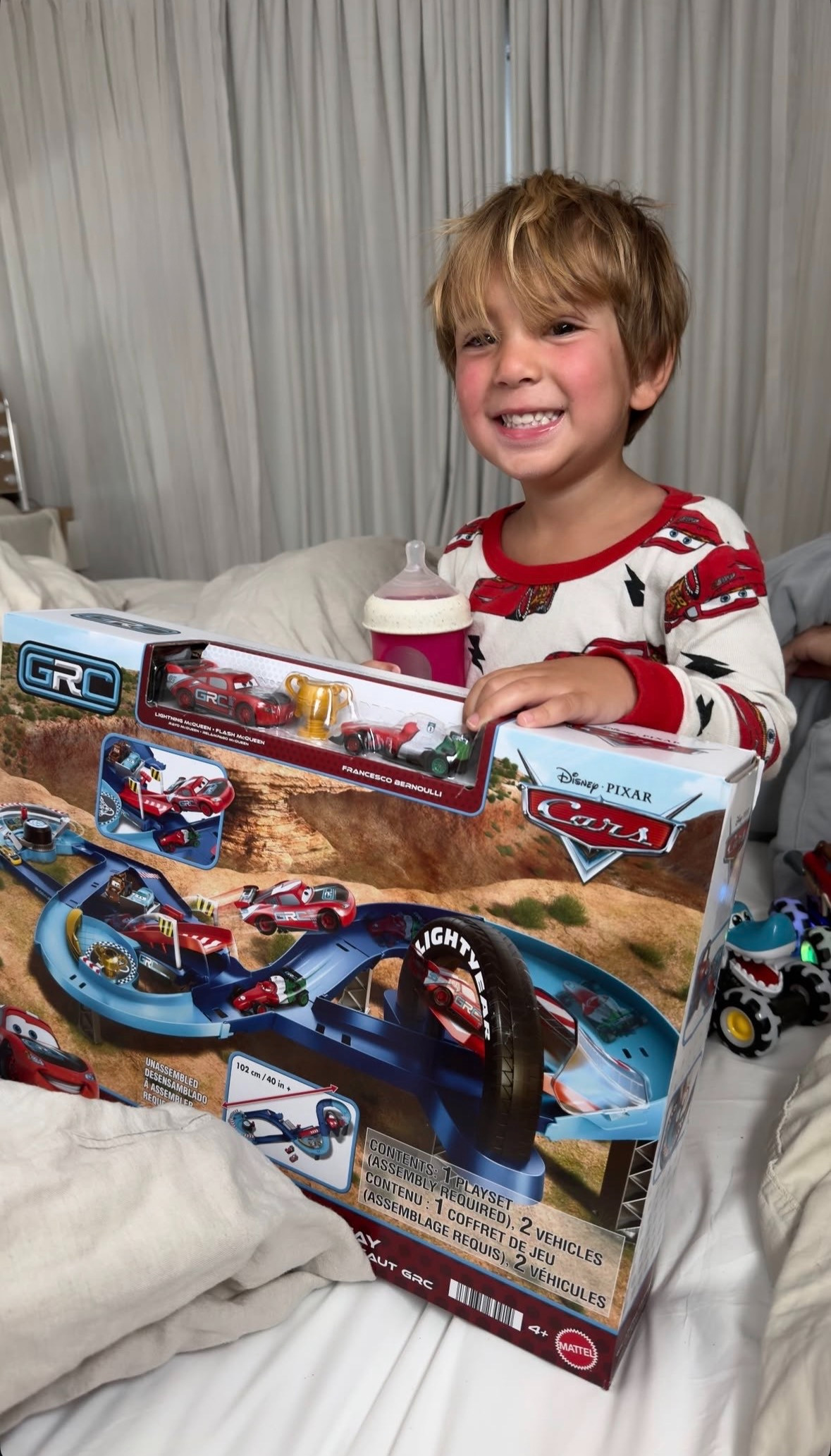 Waking up in the fast lane🏎️💨 The morning energy we all need 

 #LTKmomlife #LTKU #LTKKids