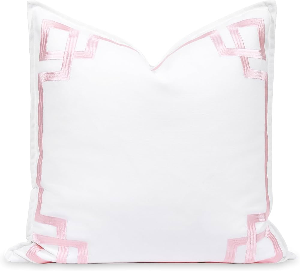 Hofdeco Premium Coastal Patio Indoor Outdoor Throw Pillow Cover Only, 20"x20" Water Repellent for... | Amazon (US)