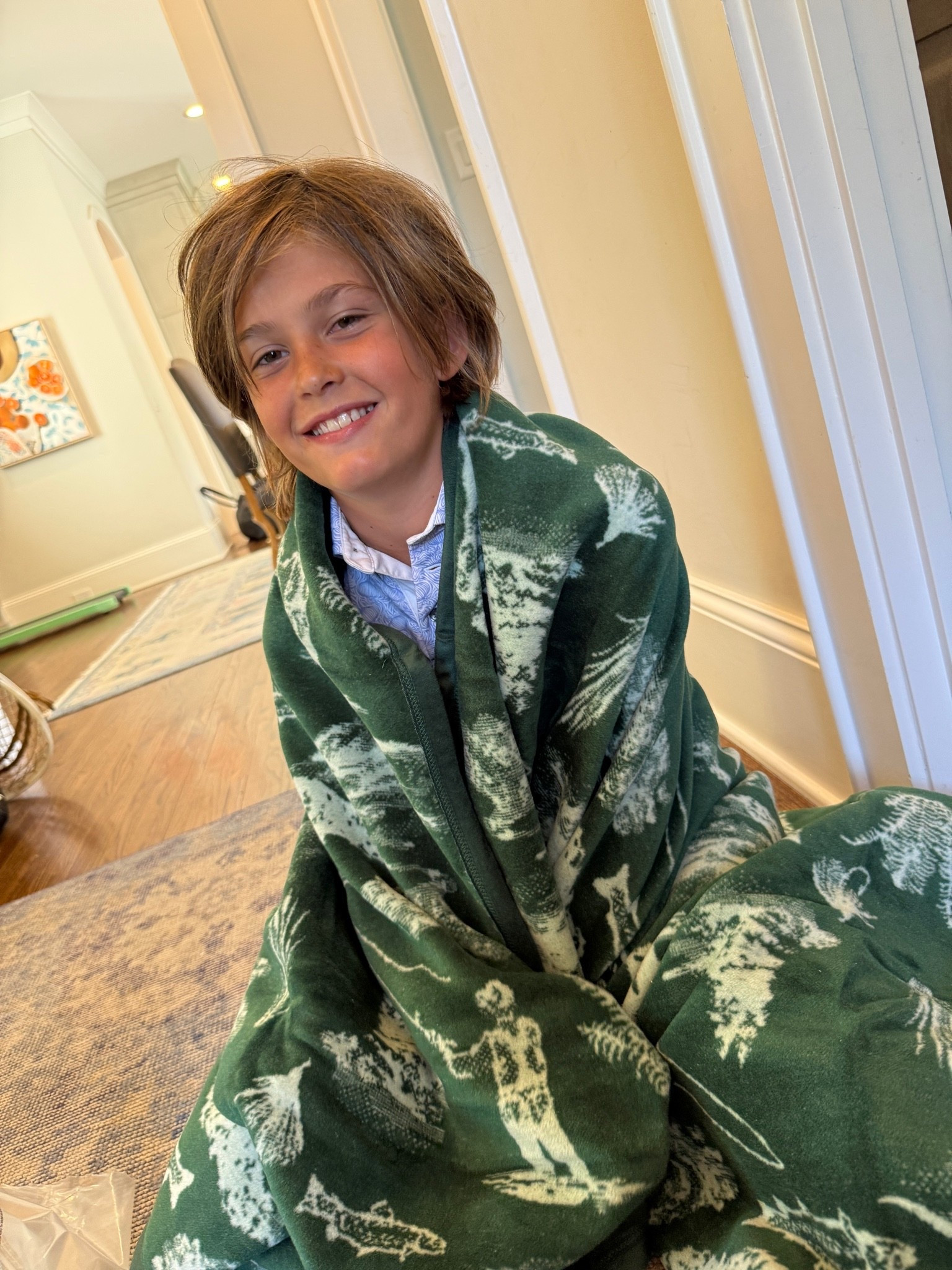 Can you tell how much he loves his new fishing blanket? They have so many amazing different designs and patterns. ChappyWrap for the win!!

#LTKdayinmylife #LTKmomlife #LTKKids