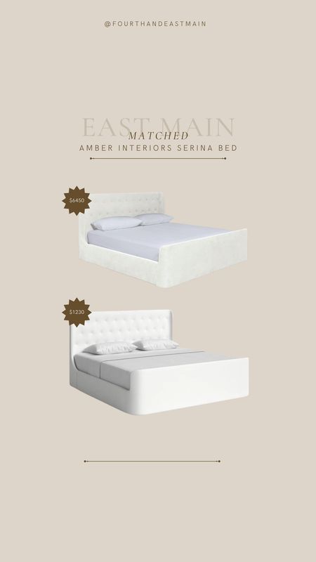 matched // amber interiors serina bed dupe - save $5000

amber interiors dupe 
serina dupe 

#LTKhome