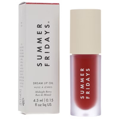 Summer Fridays Dream Lip Oil Midnight Berry 0.15 oz | Target