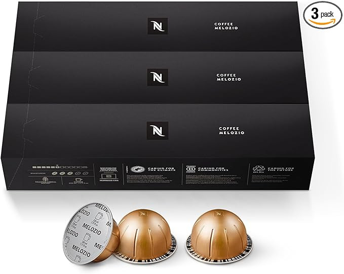 Nespresso Capsules Vertuo, Melozio, Medium Roast Coffee, 30-Count Coffee Pods, Brews 7.8oz. | Amazon (US)