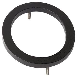 Montague Metal Products 10 in. Black Aluminum Floating or Flat Modern House Number 0 | The Home Depot