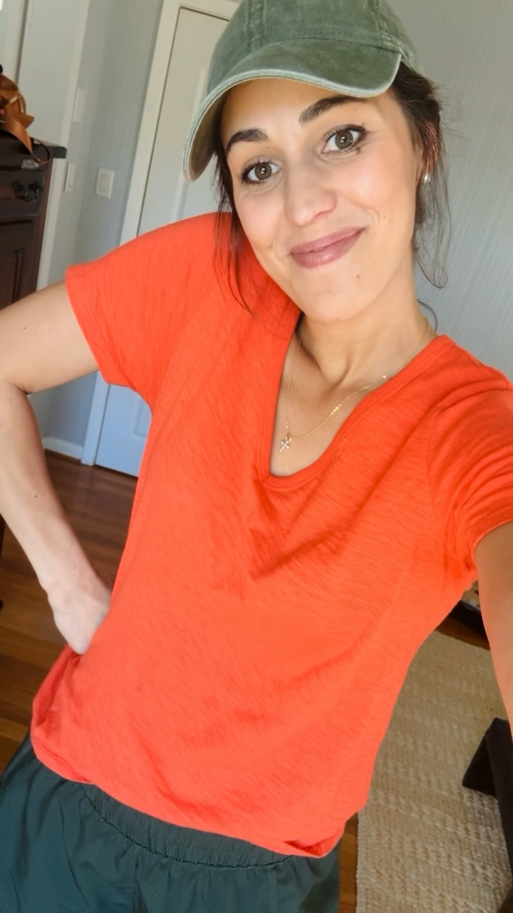 Easy, affordable, athletic Autumn fit! 

Hat: Sea Turtle, HOC Moss Green
Shirt: Warm Sunset, Small (tall for extra length), HOC Orange
Shorts: Green, Medium (size up), HOC Dark Olive 

🍁 House of Colour Autumn 

#LTKfitness #LTKSeasonal #LTKSpringSale