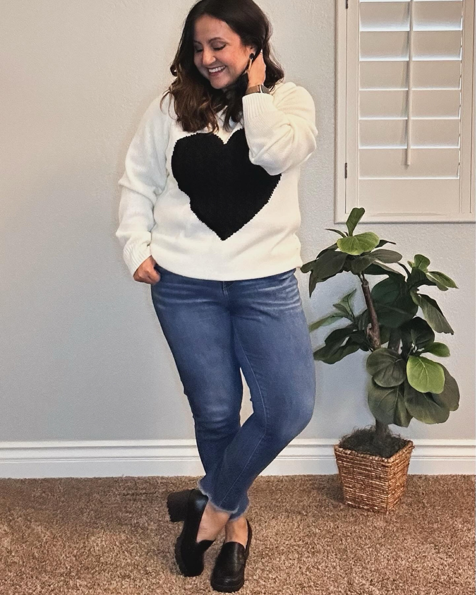 Casual Loafers For Women SODA Eureka Womens Penny Loafers BLACK