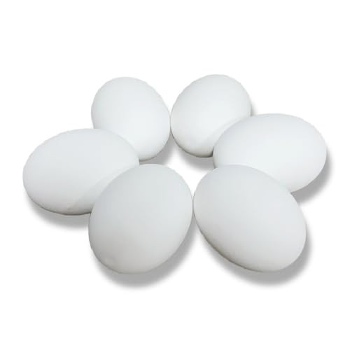 The Eggmazing Egg Decorator Authentic White Wooden Eggs - for Easter Egg Decorating, Arts and Crafts - Matte White Eggs Specifically Designed to be Used with All Eggmazing Egg Decorators (6 Pack) | Amazon (US)