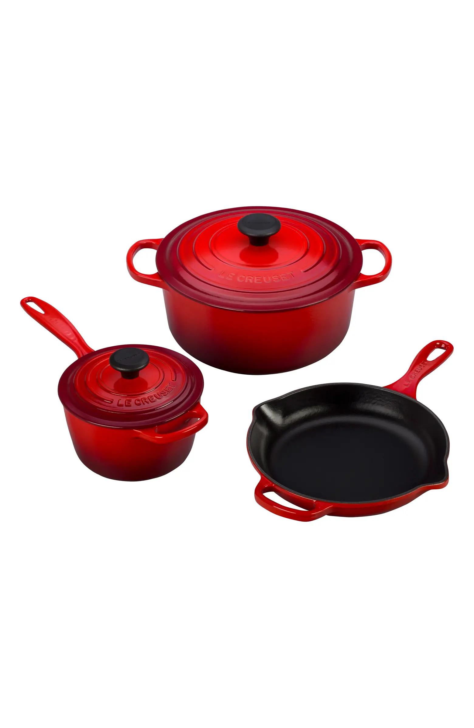 5-Piece Signature Enameled Cast Iron Cookware Set | Nordstrom