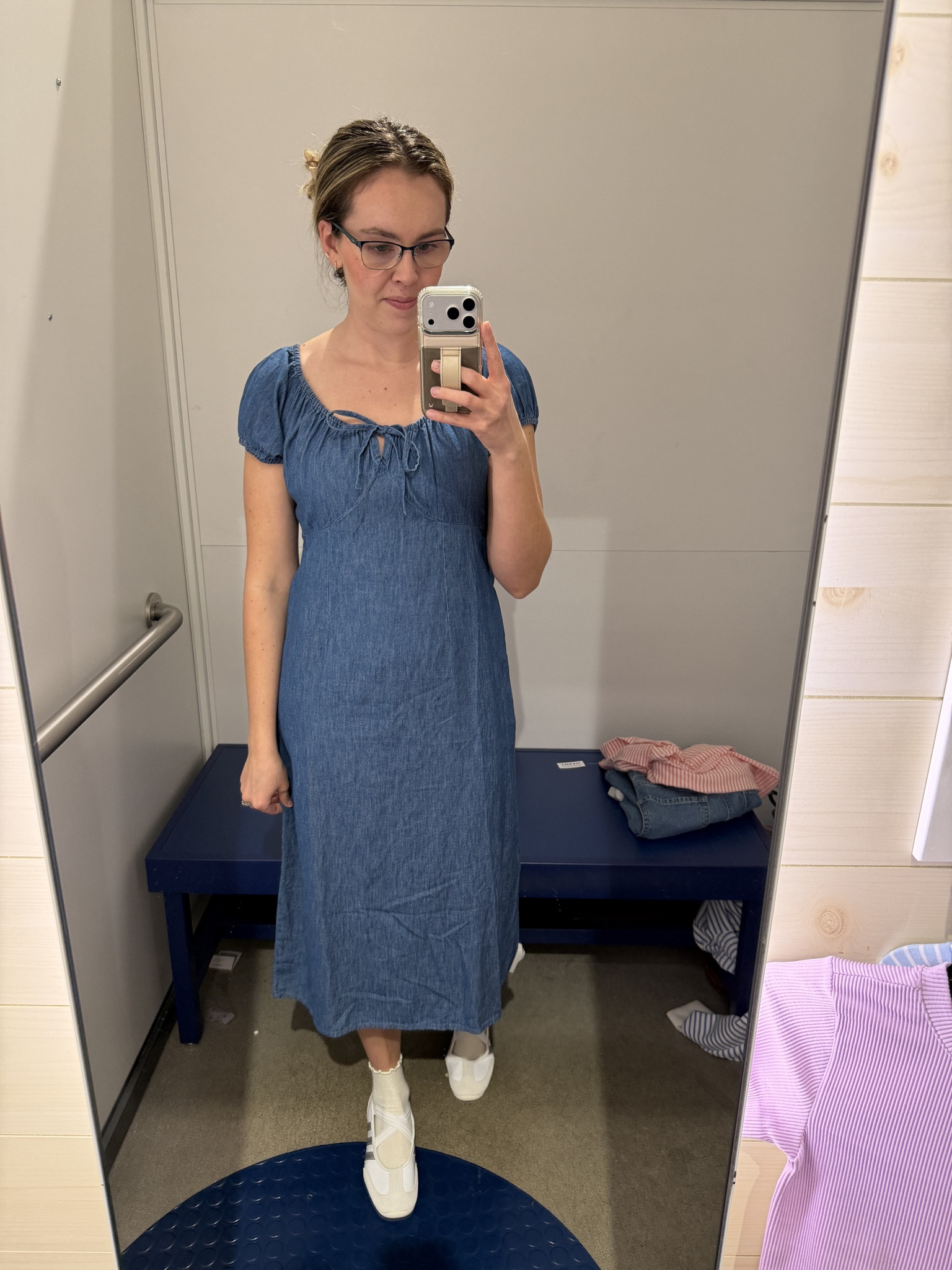 Spring denim dress🌷

#LTKmomlife