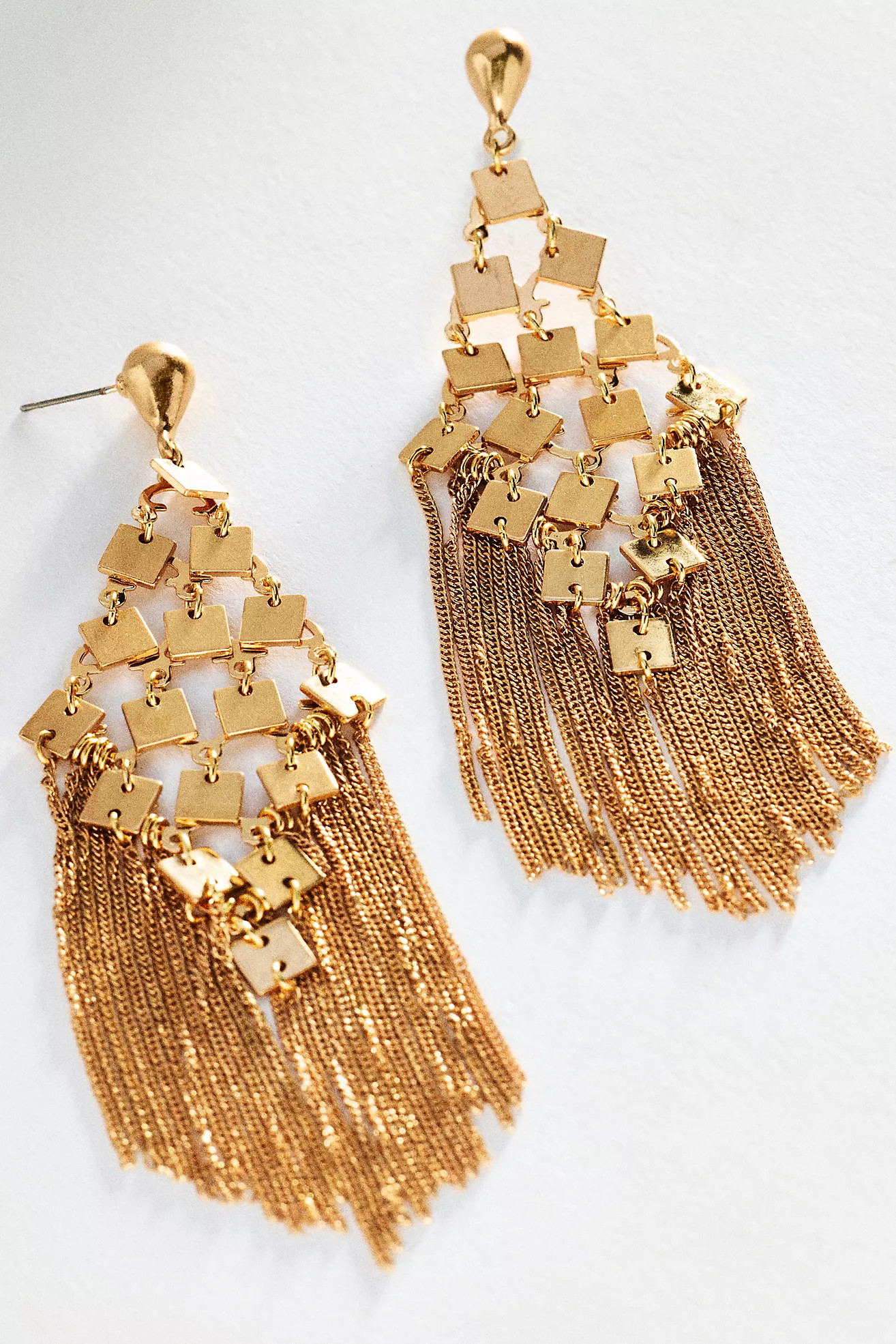 By Anthropologie Chainmail Drop Earrings | Anthropologie (US)