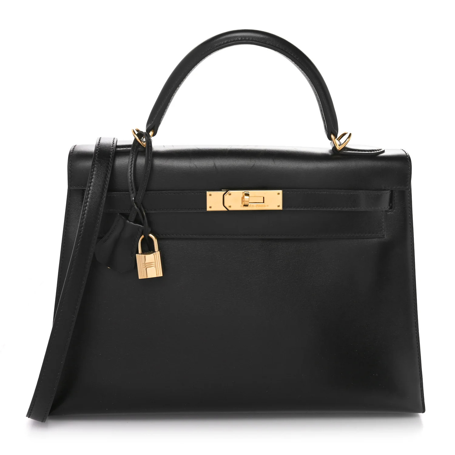 Box Kelly Sellier 32 Black | FASHIONPHILE (US)