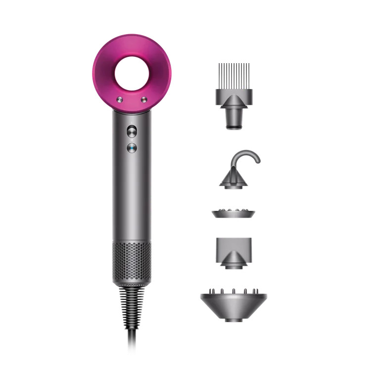 Restored Premium Dyson Supersonic™ Hair Dryer | Iron/Fuchsia (Refurbished) | Walmart (US)