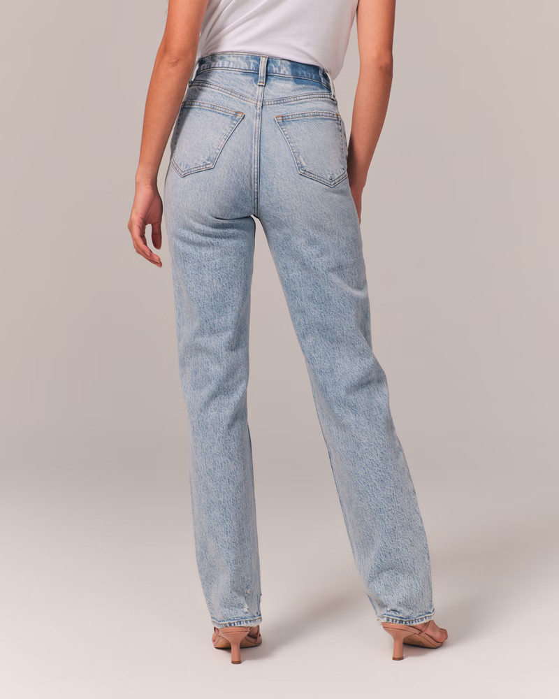 Ultra High Rise 90s Straight Jean | Abercrombie & Fitch (US)