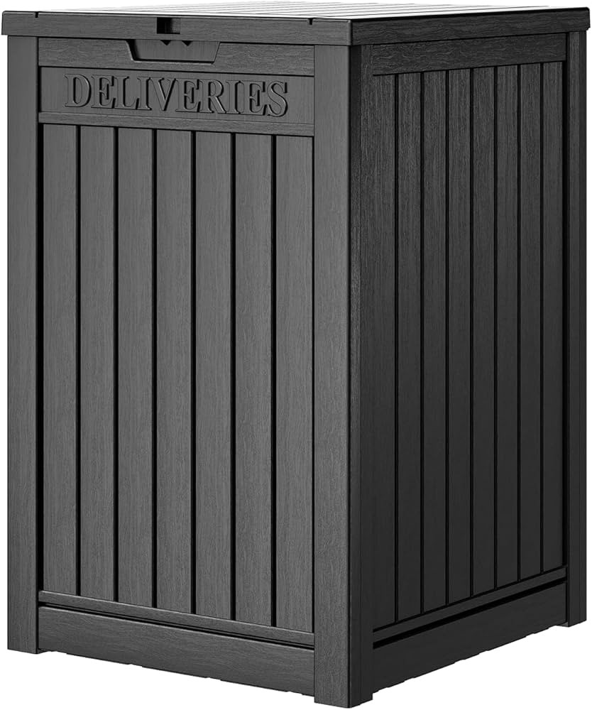 Package Delivery Box for Porch, 48 Gallon Storage Box with Lockable Secure, Large Double Wall Res... | Amazon (US)