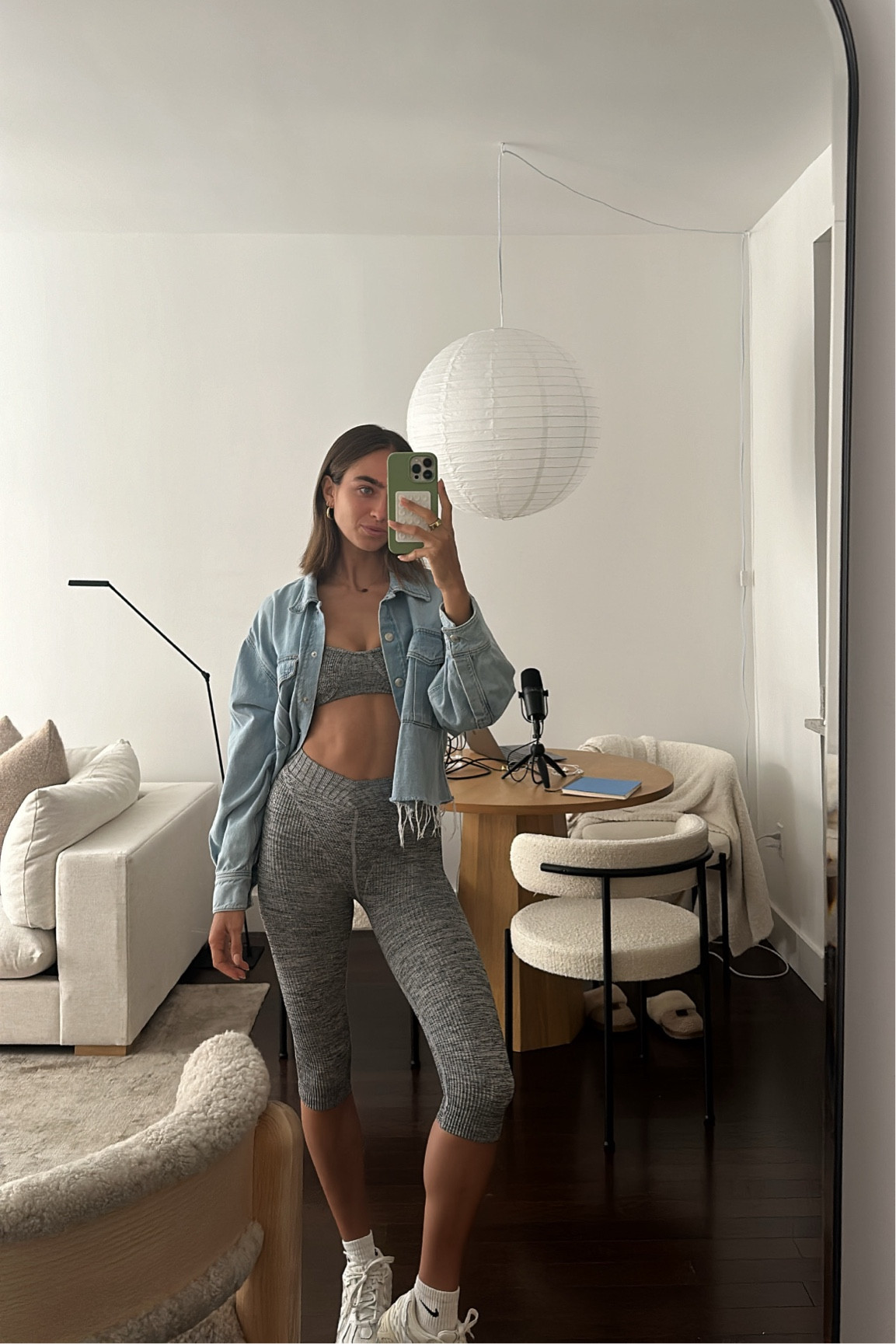 fp movement, new balance sneakers, agolde denim shirt 

#LTKFindsUnder100 #LTKActive #LTKFitness